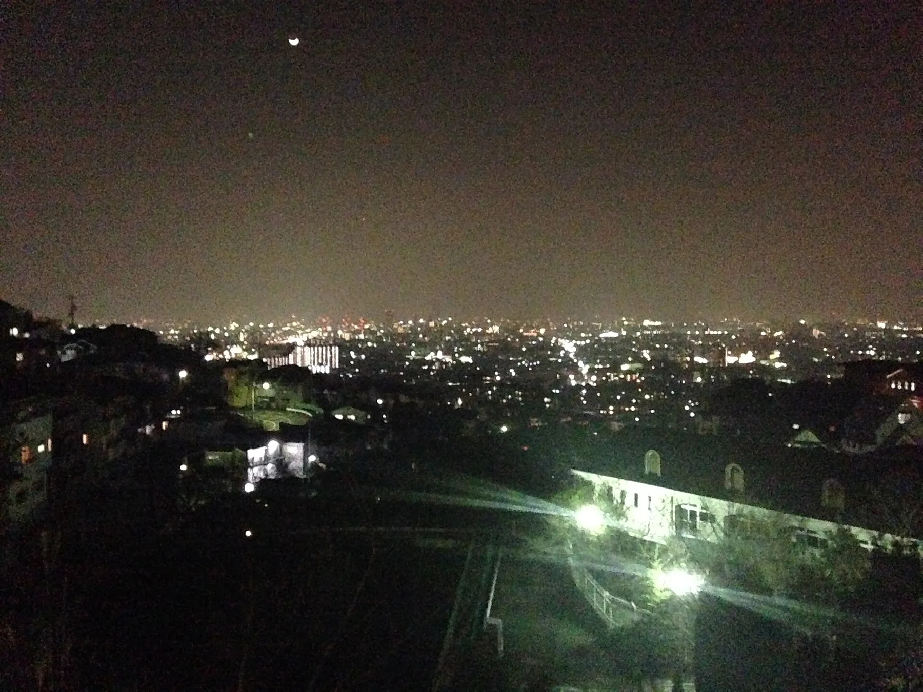 石切駅付近から望む大阪平野の夜景