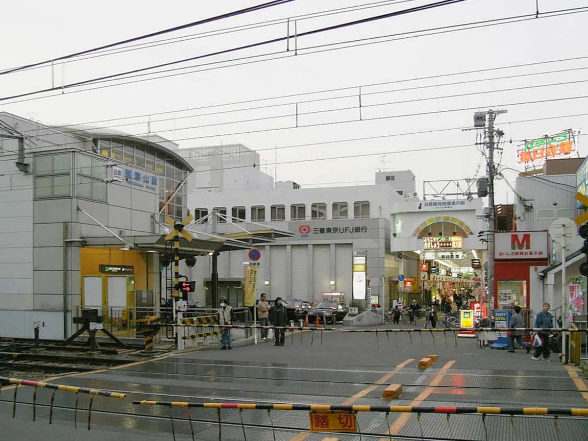 瓢箪山駅周辺の国道170号